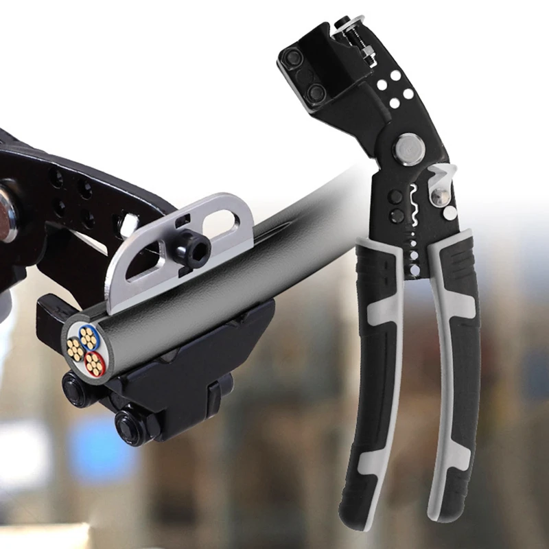 Pince à dénuder multifonctionnelle durable, pince d'électricien industriel, coupe-câble, outils à main terminaux