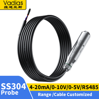 Level Sensor 0-5m 0-5V 4-20mA 0-10V Water Level Sensor RS485 0-5m Liquid Level Sensor RS485 Level Sensor Transmitter