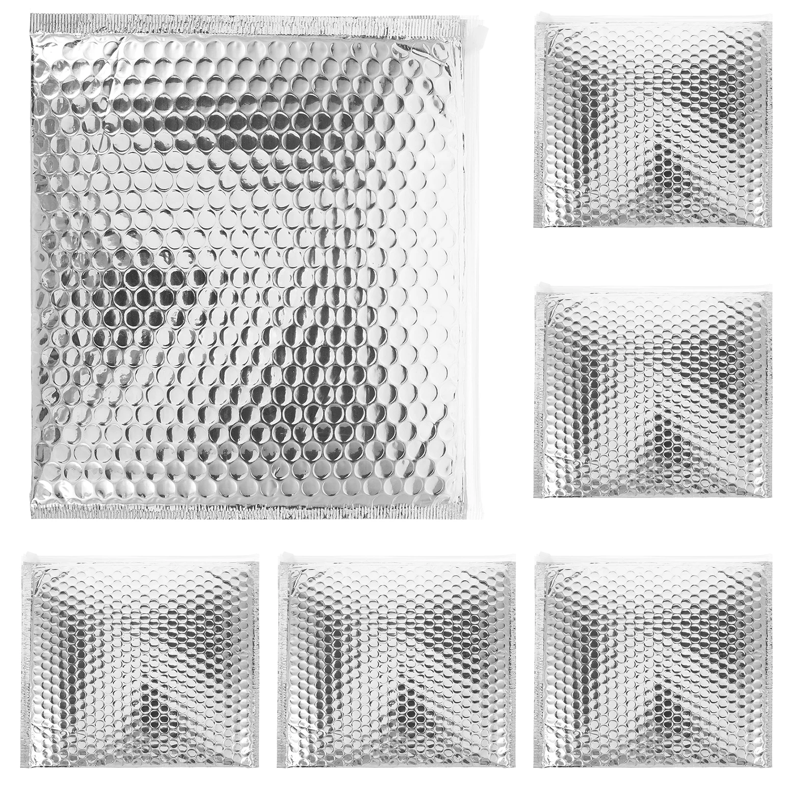 

6pcs Express Tearing-Resistant Envelope Packaging Shockproof Delivery Bags For Jewelry Medals Pictures Bubble Storage Bags Thick