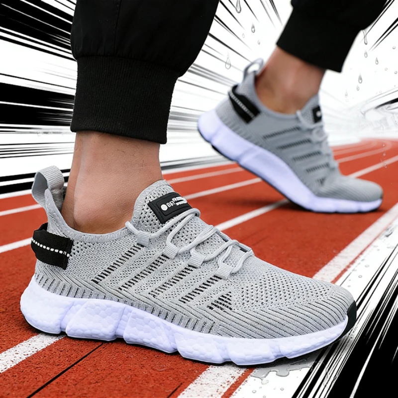 Tênis de corrida leve masculino minimalista desportivo respirável tênis caminhada atlético jogging tenis ao ar livre sapatos de fitness homem