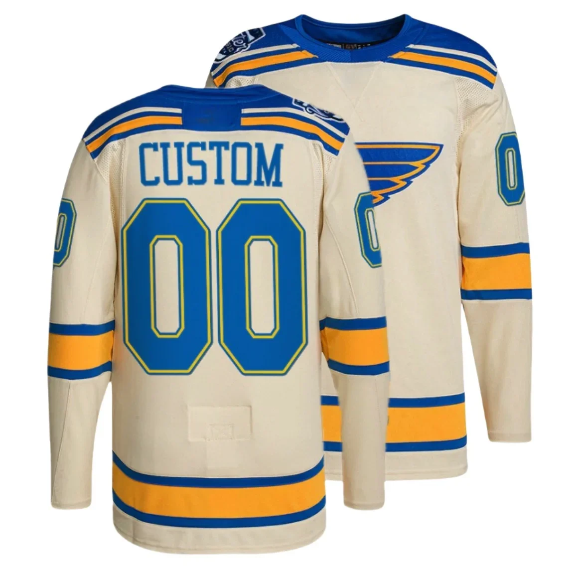 Maillot de hockey sur glace personnalisé pour homme, St. Louis, Binnington, Robert Thomas, Jake Neighours, Kyrou S, #50, #18, #63, #25