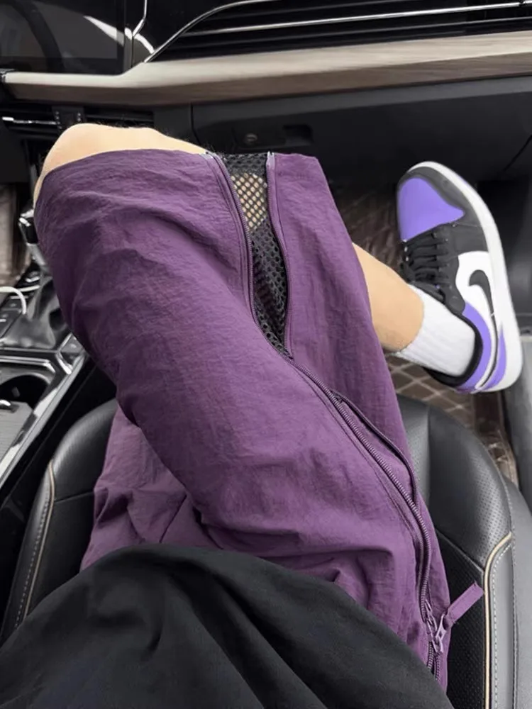 

Lightweight Breathable Qui Dry Sports orts Men's Summer Beach Straight Cut Five-Quarter Length American Casual Sle orts