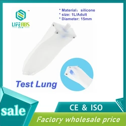 Diameter 15mm Origina Splint Simulated Lung Respiratory Anesthesia Circuit Breathing Test Lung Silicone Latex Airbag 1L