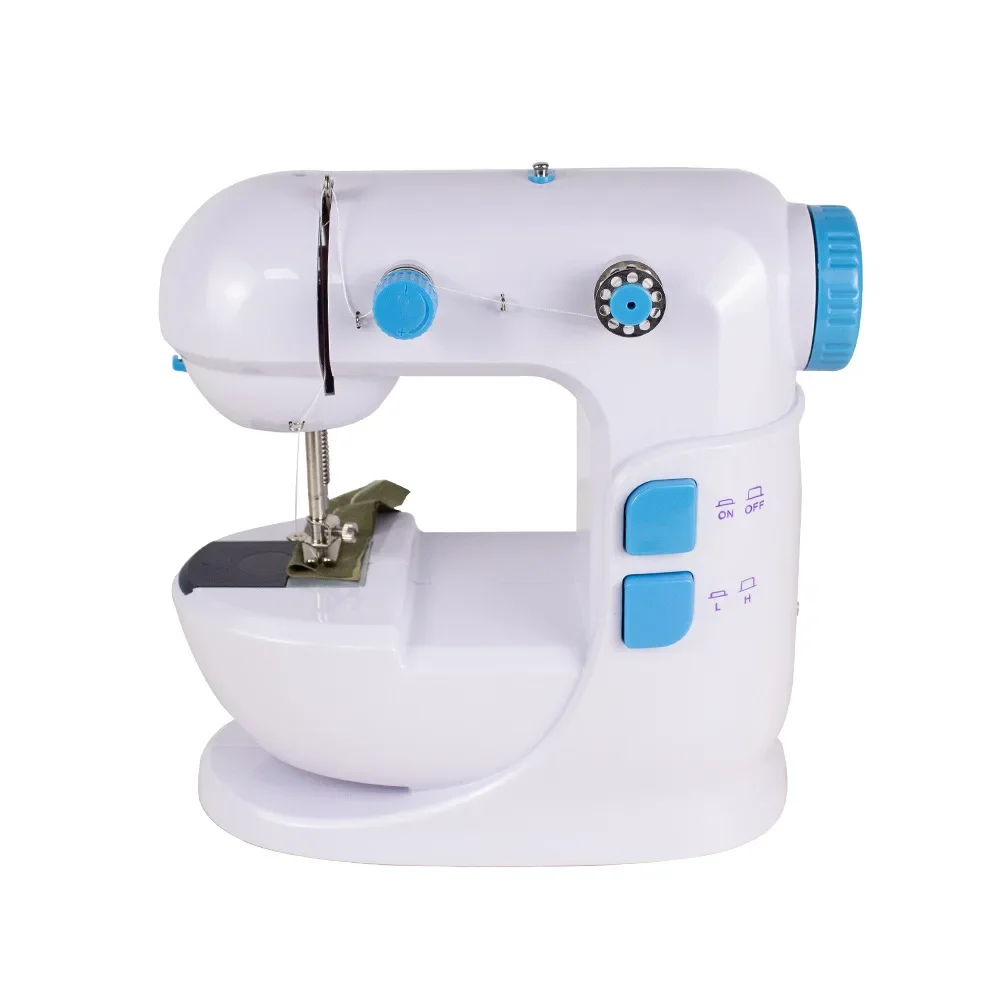 New semi-automatic 308 Sewing machine Equipment Electric Mini eating thick household sewing machine with cylinder crochet