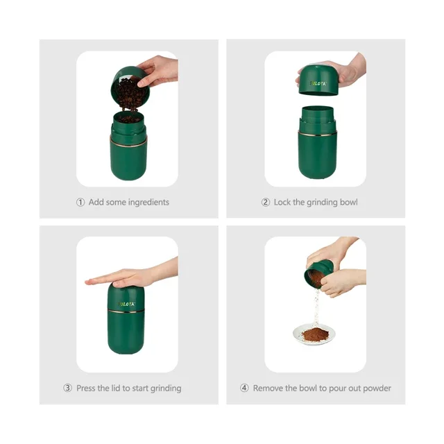 Мельница для кофейных зерен Кофемолка из нержавеющей стали Полностью автоматическая кофемолка Кофемашина