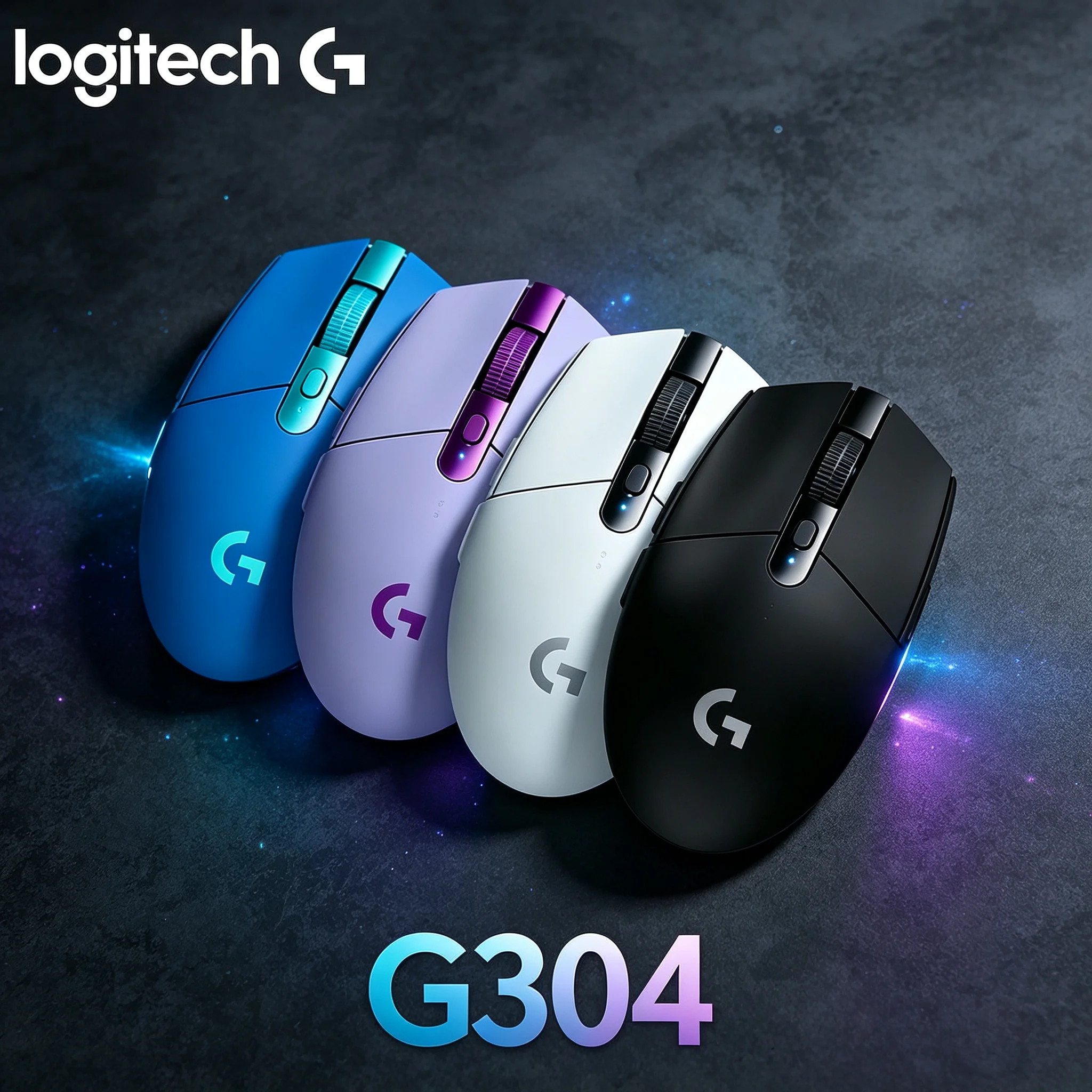 Logitech G304 Adjustable Sensitivity Wireless Mouse For Gaming Custom Settings & Office Daily Operation