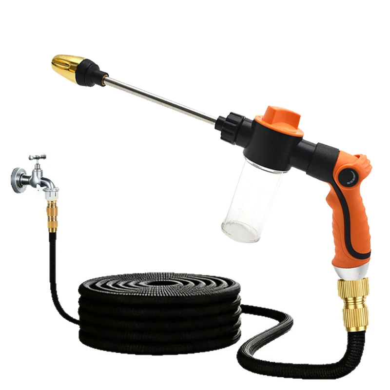 Verstellbare Gartenwasserpistole, verstellbare Düse, Hochdruck-Autowaschmaschine, Autowasch- und Reinigungswerkzeuge, Gartendüse