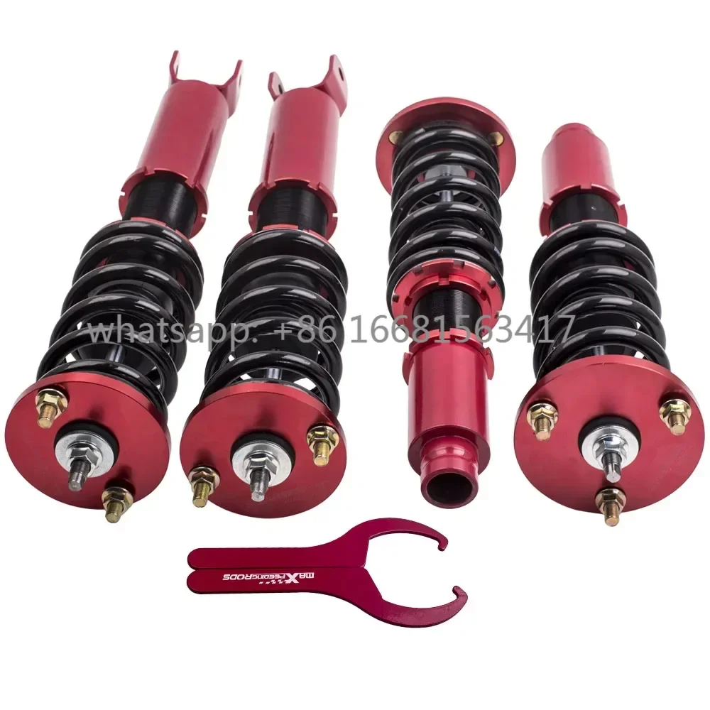 

Coilovers Shock Struts Kit For Honda Accord 08-12 Acura TSX 09-14 Adj. Height Shock Struts Spring Top Mount Lowering Kit