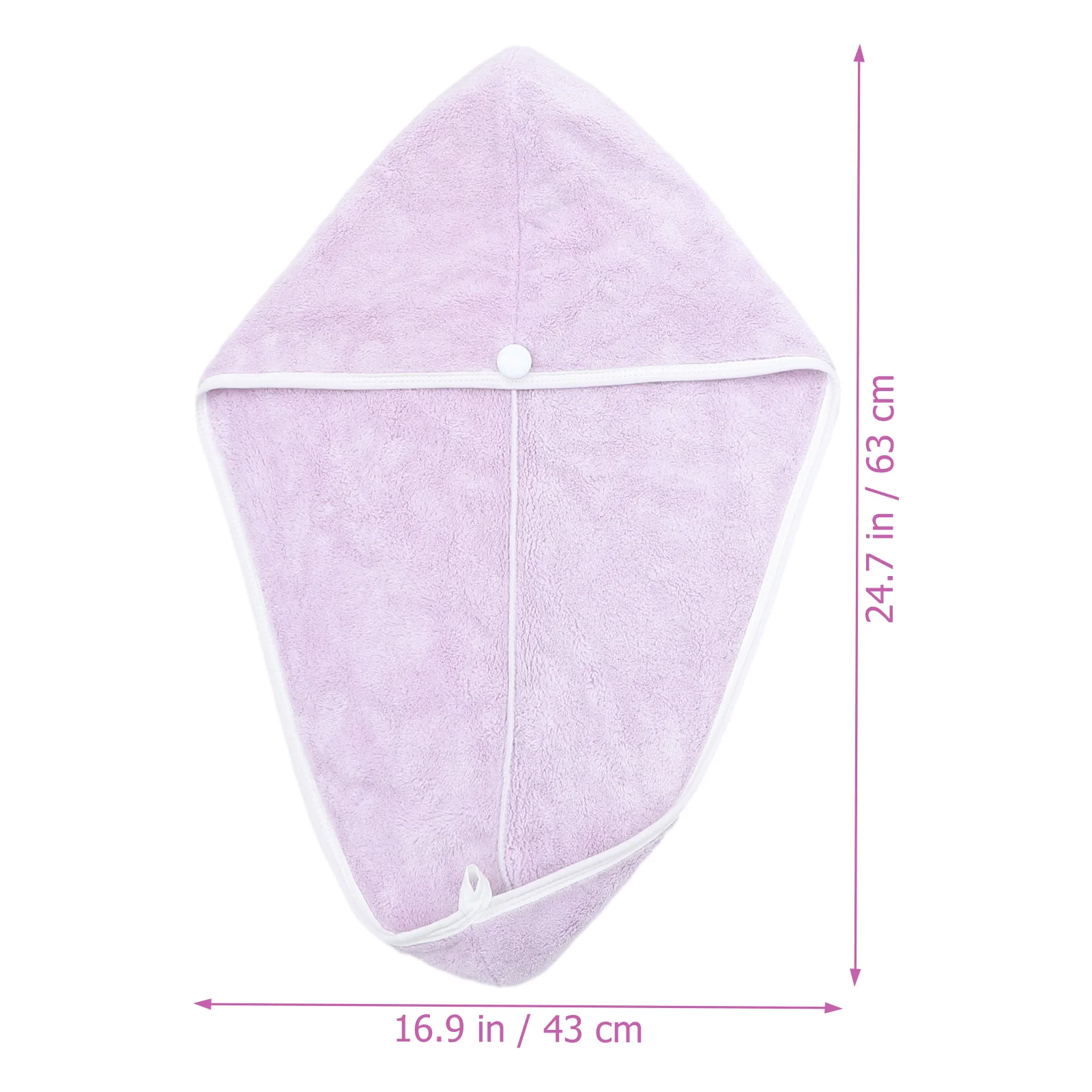 

2Pcs Reusable Hair Drying Towel Wrap Fast Absorbent Turban for Women Soft Lightweight Head Wrap for Long Hair Comfortable