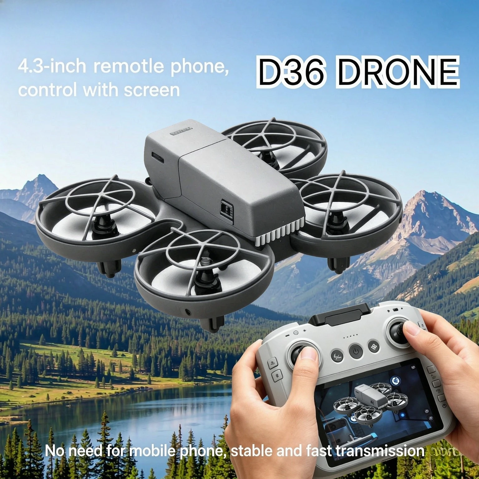 D36 GPS Foldable RC Quadcopter 8K HD Camera 5G WiFi FPV Brushless Motor Optical Flow Positioning Professional Aerial Drone