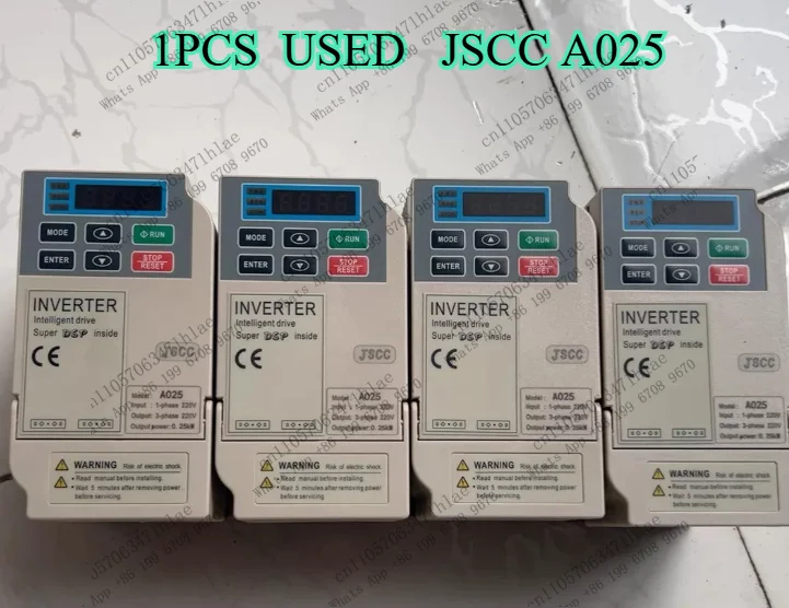 1pcs 0.25kw, single-phase 220v to three-phase 220v jscc a025 frequency converter, actual photo