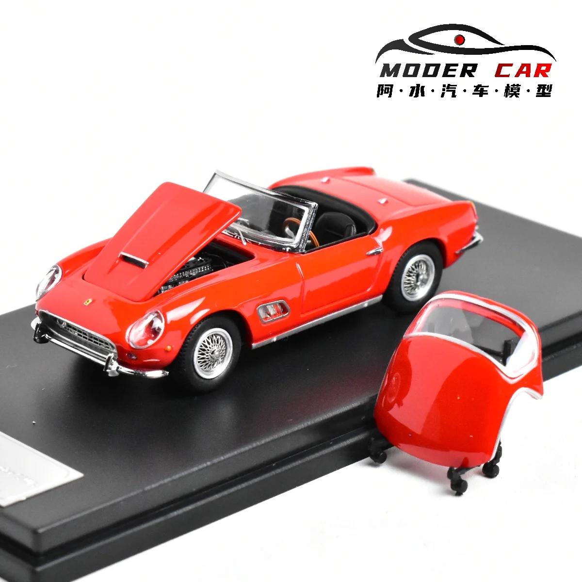 KING MODEL KM 1:64 250GT Diecast Model Car