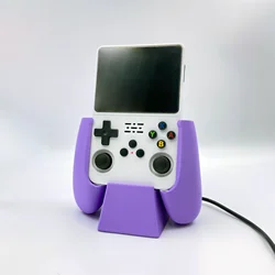 R36S Accessories Charging Display Stand 3D Printed Grip Handle and Magnetic Charging Base Ergonomic Design R36S Grip