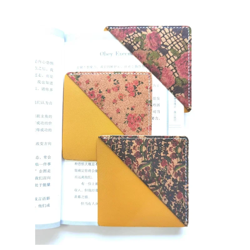 Flower Page Corner Cute Corner Bookmark Flower Corner Bookmark Cute Flower Bookmark Triangle Corner Bookmark