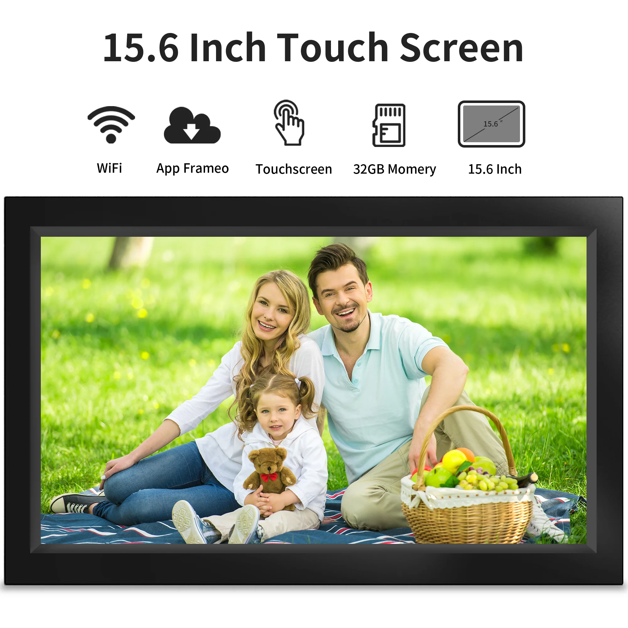 Оптовая продажа: 15,6-дюймовая – обзор и цена Digital Photo Frame Wifi