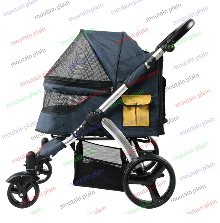 Pet stroller Dog Walking cart Large dog walking cart Cat walking large dog stroller four-wheeler pet cart