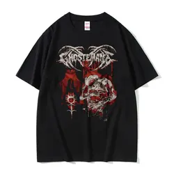 Ghostemane Print T-shirt Short Sleeve Men's Gothic Oversized T Shirt Male Streetwear Men Women Fashion Vintage Metal Rock Tshirt