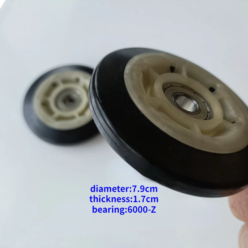 1/2pcs Dryer support wheel for whirlpool dryer drum support rollers rear drum support roller kit