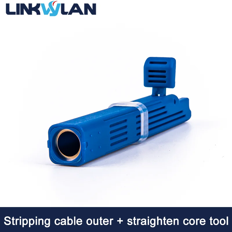 Linkwylan Utensile da taglio per cavi Tirare cavo dritto Nucleo Ethernet Spellafili Rotonda Lan Cutter Strumento di spelatura per CAT7 CAT6 CAT5E