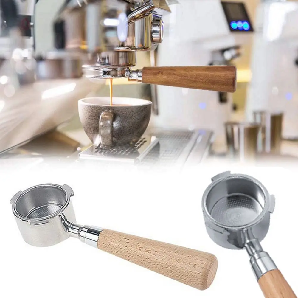 

Replacement Parts For Delonghi Coffee Bottomless Portafilter 3 Ears 51mm Portafilter Stainless Steel For Delonghi EC685|EC680