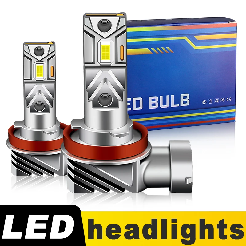 2PCS CANbus H11 LED Headlight Bulb 60W 20000LM High Low Foglight For Nissan Altima 2007-2018 2008 2009 2010 2011 2012 2013 2014