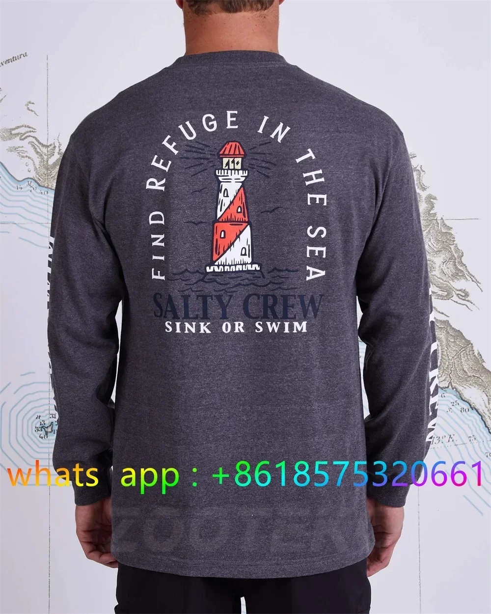 Fishing Clothing Mens Long Sleeve Performance T-shirt Sun Protection Breathable Angling Shirt Navigation Gear Camisa De Pesca image 4