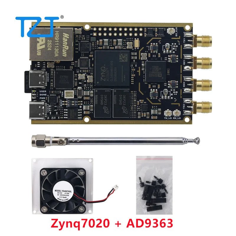 Tzt 70mhz-6ghz zynq7020 + ad9363/zynq7010 + ad9363 sdr software