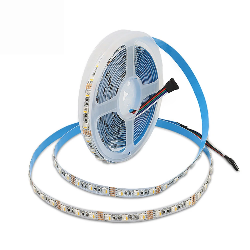 50m Bright RGBW RGBWW LED Strip 12v 24v 72leds/m 60 led/m 4 in 1 RGB+ Warm White RGB+White Strip Soft Flexible Tape