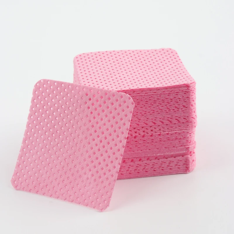 300 قطعة خالية من الوبر مناديل الأظافر مزيل طلاء الأظافر رمش تمديد الغراء مناديل التنظيف ماصة لينة أداة إزالة الصواميل لفن الأظافر