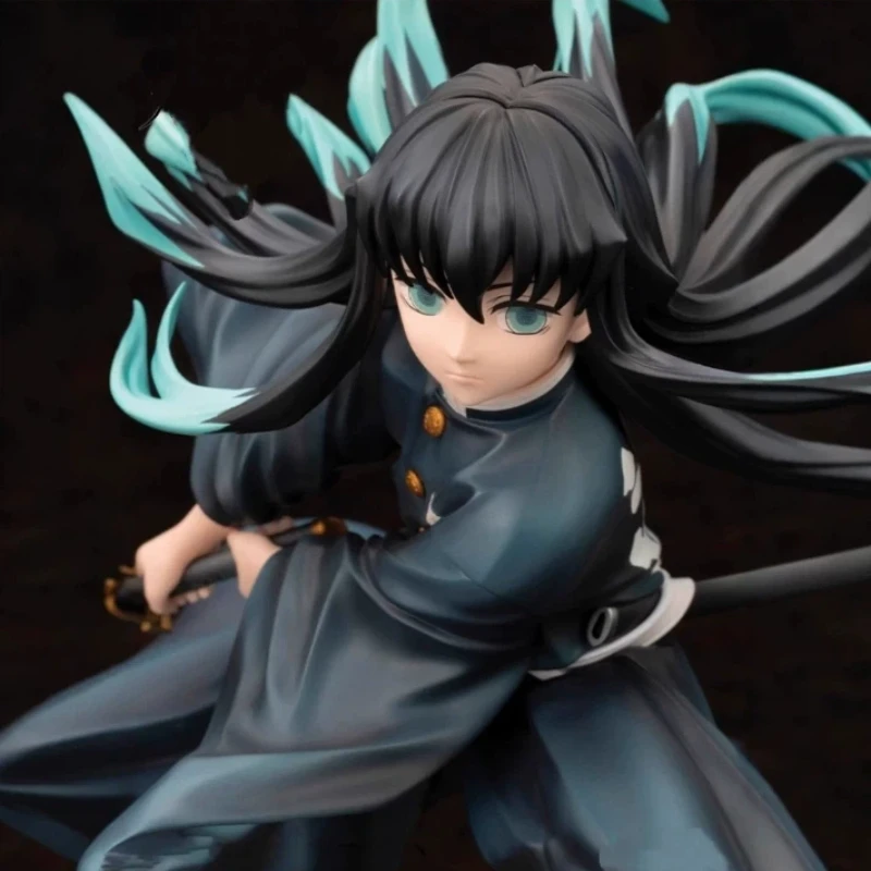 New Anime Demon Slayer Blade Shou House Ichiro Shimizu Gk Battle Scene Statue Box Handmade Model Holiday Surprise Gift