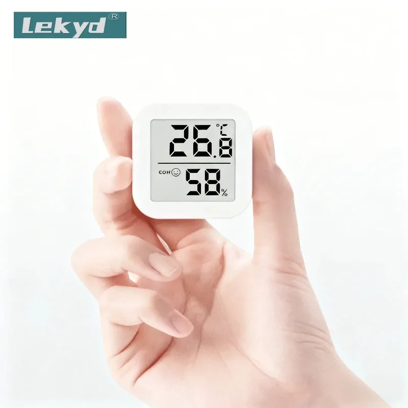 

Lekyd Mini LCD Digital Thermometer Hygrometer Indoor Room Temperature Humidity Meter Sensor Gauge Weather Station Set