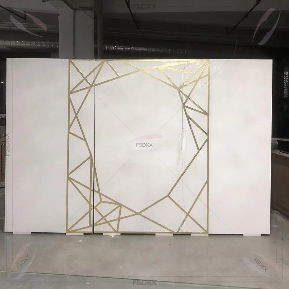 

OEM Factory Customized Acrylic Wedding Backdrop Party Supplies Event Stage Decoration