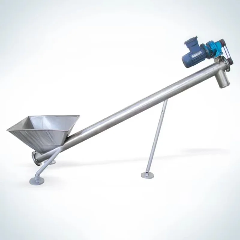 ناقل لولبي عالي السرعة من الفولاذ المقاوم للصدأ 304/316 ناقل لولبي صناعي حراري قابل للتخصيص