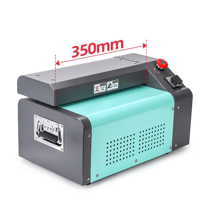 Triturador de papelão ondulado p10 de mesa industrial hine 350mm/13.7 ''de largura caixa de papel corte hine energia elétrica