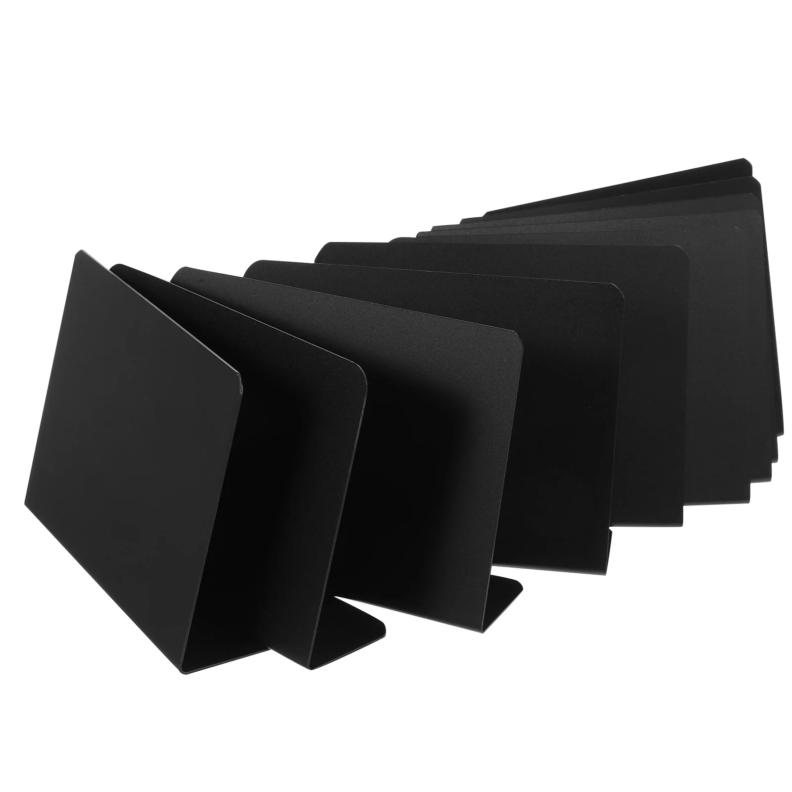 10Pcs Food Label Mini Chalkboard Standing Memo Boards Reusable Erasable Tabletop Message Signs for Shop Chalk Board Sign Board