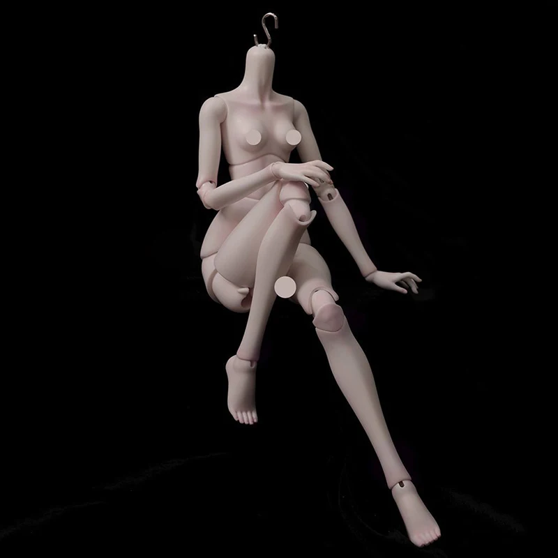 

New 1/4 Female Doll Body White/ Normal Skin Resin Body Girls Diy Dress Up Toys Without Makeup