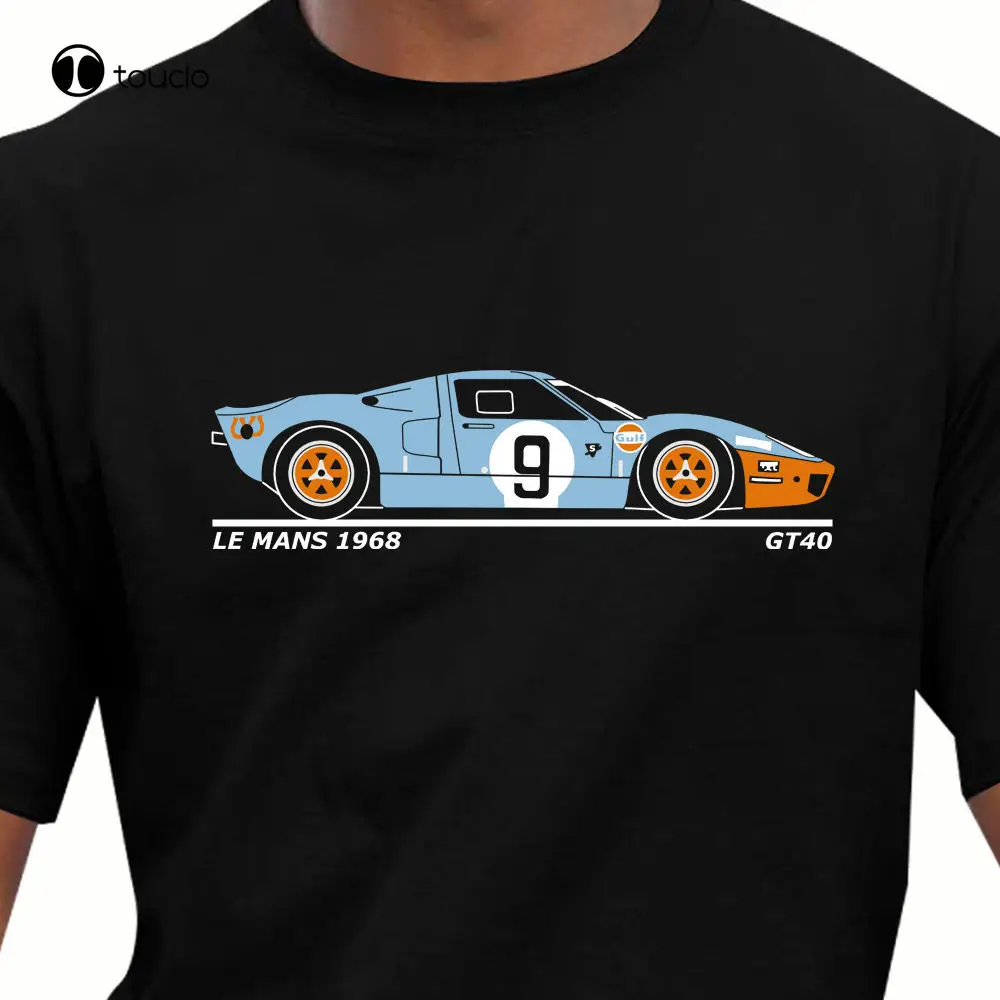 

Hot Sale 100% Cotton Race & Retro - Classic 1968 Le Mans Gt40 Race T-Shirt Summer Style Tee Shirt Custom aldult Teen unisex