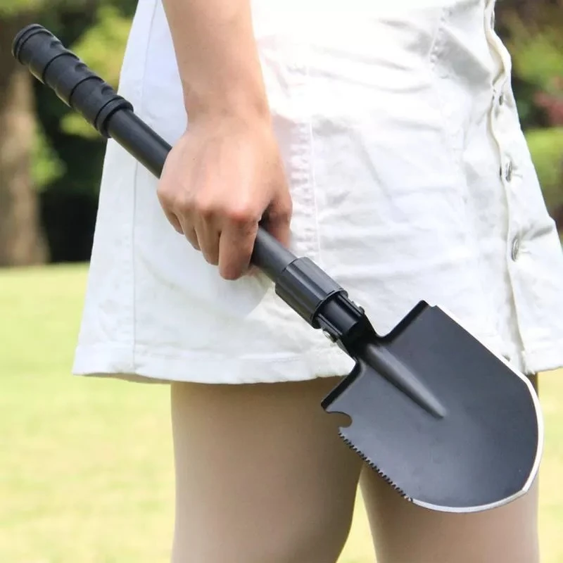 Garden shovel for outdoor digging and planting flowers, manganese steel gardening tool, hoe, thickened shovel