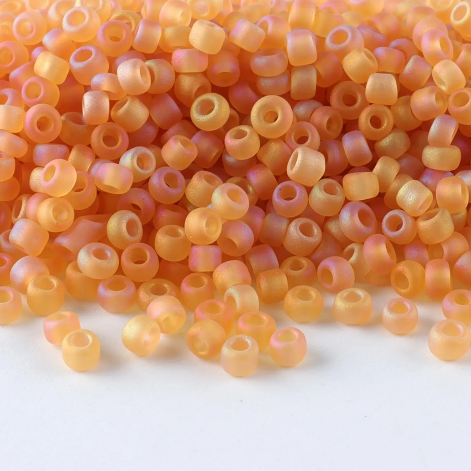 Domestic CJ 11/0 Frosted High-Quality Seed Bead Jewelry Accessories 10g/Tube, Suitable for All Kinds of DIY Crafts.