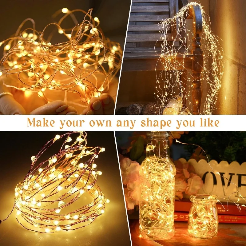 Outdoor Festoon Lamp Garden Fairy Light String  Solar LED Light Waterproof Christmas Garland Yard Decoration  42M/32M/22M/12M
