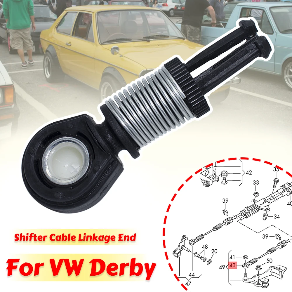 

5/6 Speed Manual Shifter Cable End Gear Selector Bowden Cable Catch Change Lever Adjuster Connector Linkage For VW Derby 2006