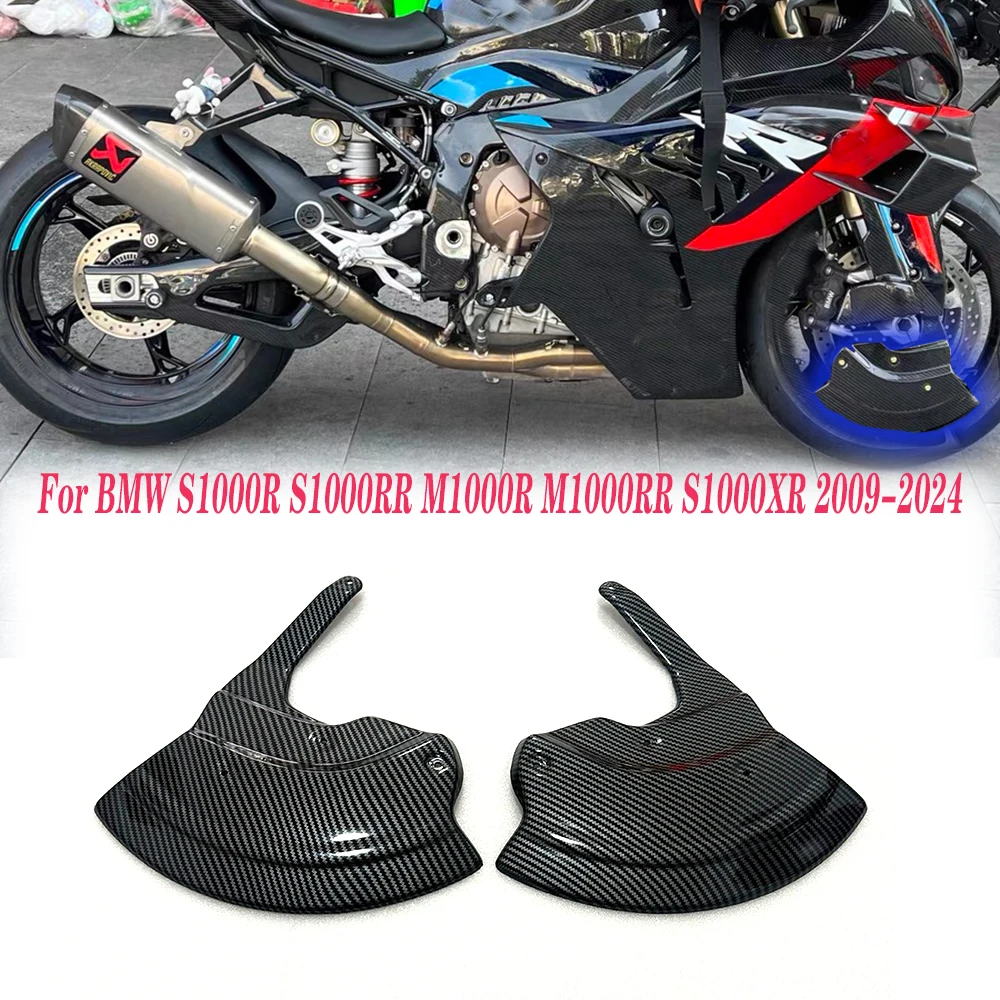 

For BMW S1000R S1000RR M1000R M1000RR S1000XR 2022 2023 2024 ABS Carbon Front Fender Wheel Cover Kit Motorcycle Accessories