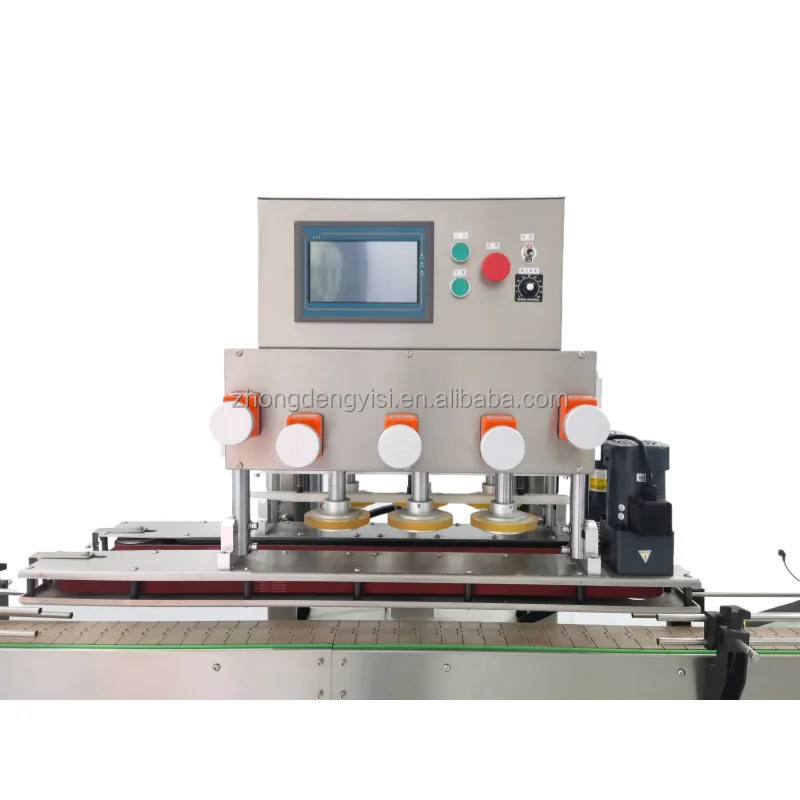 High Efficiency Automatic Six Wheel Plastic Bottle Cap Capping Machine Six Heads for Factory Use-for Food Engine Oil Water Glass