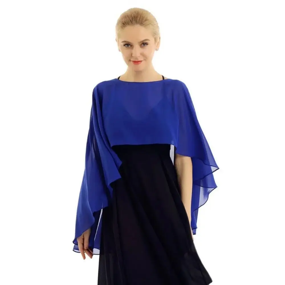 New Fashion Soft Wedding Capes Long Solid Color Wedding Jacket Wraps Sunscreen Wraps Womens Ladies