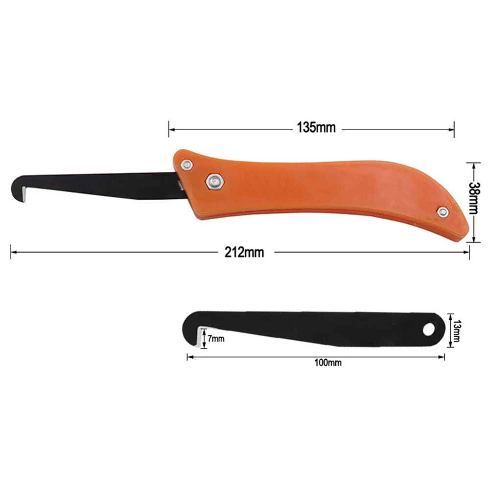 Professional Ceramic Tile Gap Blade Hook Blade Tiles Repair Tool Old Mortar Cleaning Dust Removal Steel Construction Hand Tools