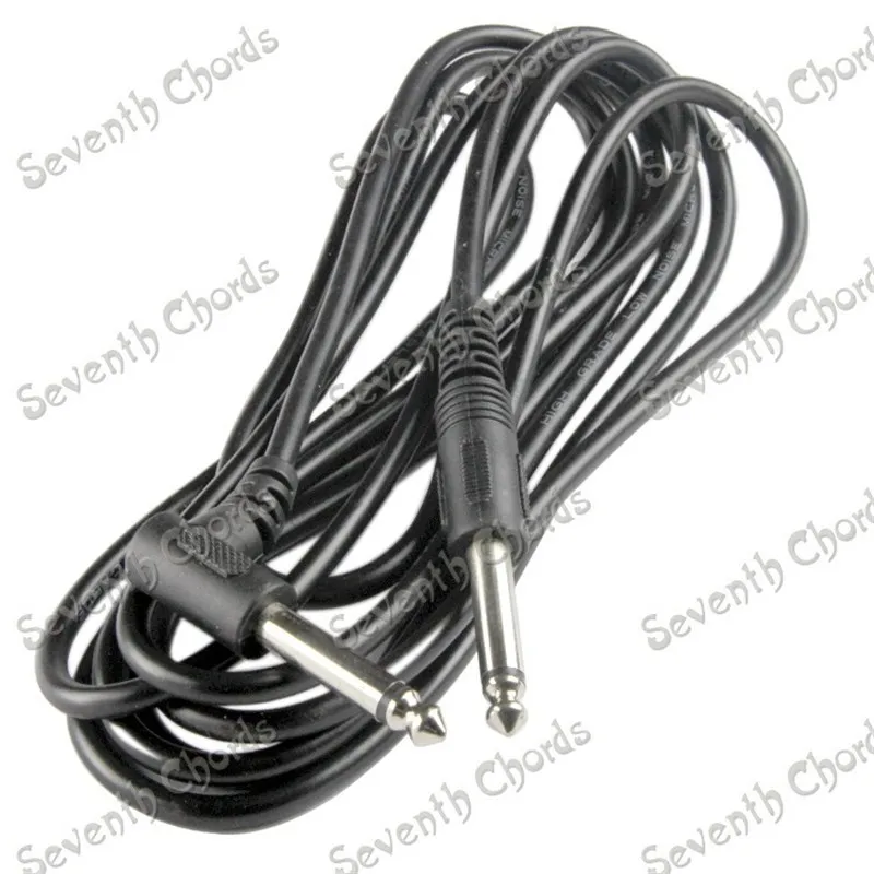 

Black 3m/10ft Electric Bass Guitar Cable Amplifier Audio Connection Cable Cord