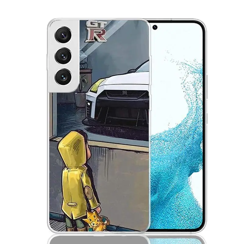 Funda de teléfono GTR Sport Car JDM para Samsung Galaxy S25 S24 S23 S22 S21 FE S20 Ultra S10 Plus Art personalizada Coque Capa S24 S23 S22