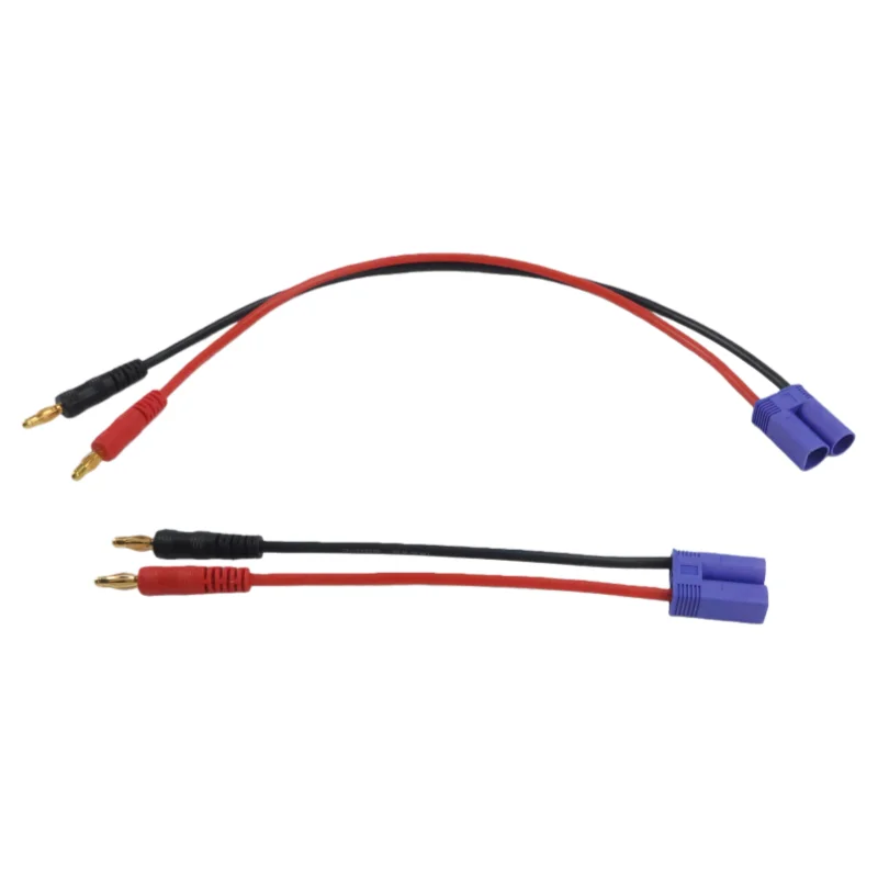 15/30CM 14AWG EC5 Plug to 4.0mm Banana Connector Battery Charger Cable Wire for RC Models Drone Lipo Battery