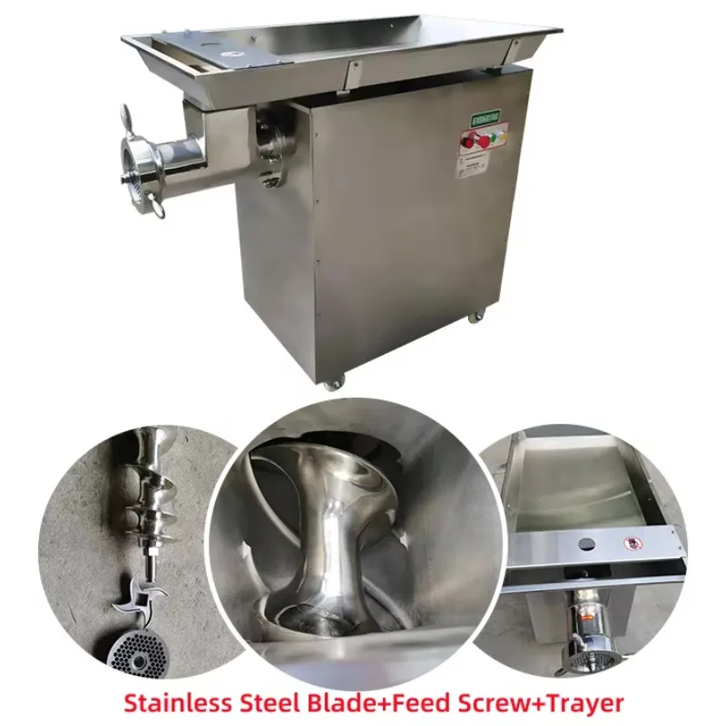 New TK-32L 450kg/h 2200W heavy  stainless steel vertical meat grinder, high output, suitable for meat processing plants