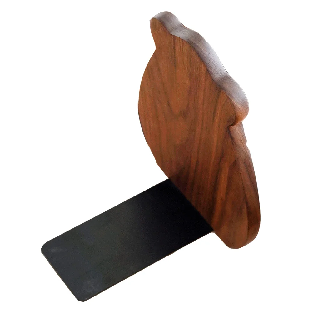 

Favored Bear Bookend Wooden Bookshelf Accessory High-Quality Solid Wood Smooth Grinding No Hand Injury Two Color Options
